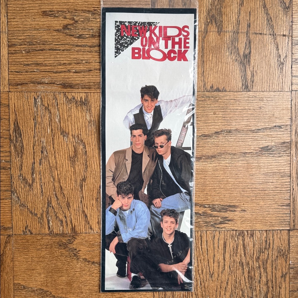 Vintage New Kids on the Block Poster and 80’s NKOTB Fan Club memorabilia